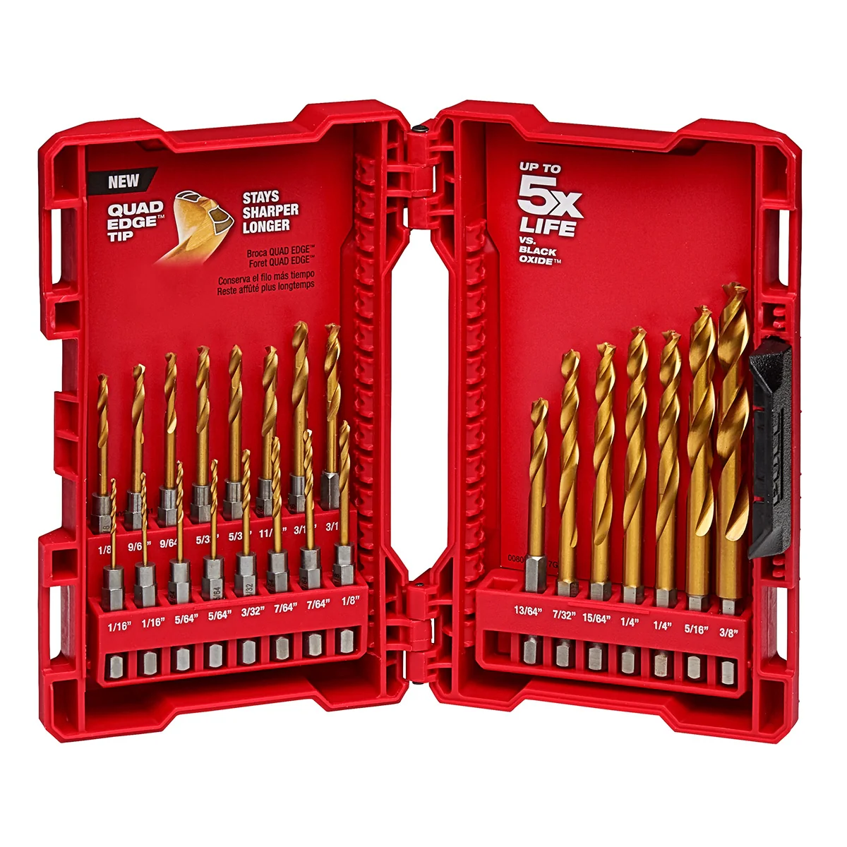 23-Piece Titanium Drill Bit Set – Precision, Durability & Professional Performance