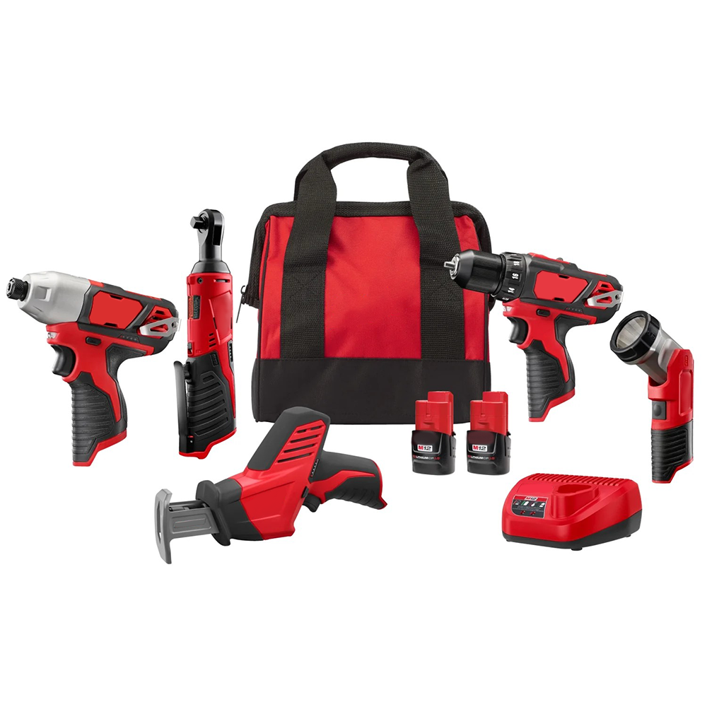 5-Tool Cordless Combo Kit – Compact Power, Professional Versatility