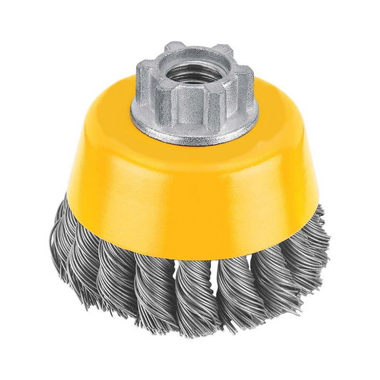 3" Carbon Knot Wire Cup Brush – 5/8"‑11 HP