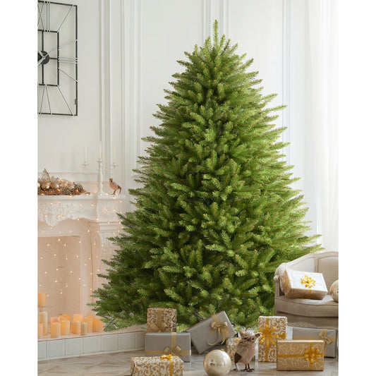 9' Lighted Fir Christmas Tree