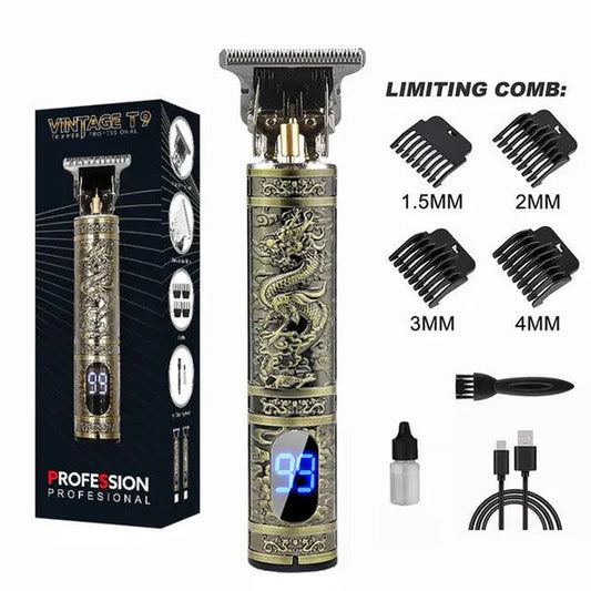 T9 Vintage Rechargeable Shaver, Hair Clipper and Hair Trimmer