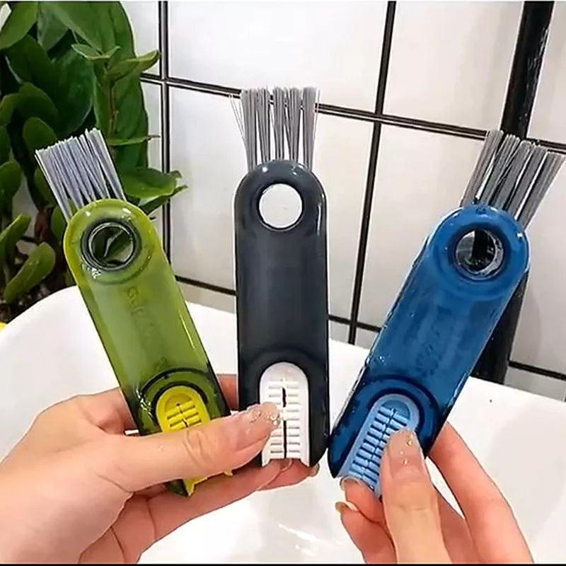 3-in-1 Hard-to-Race Cleaning Brush for Bottles, Baby Bottles, and Cups
