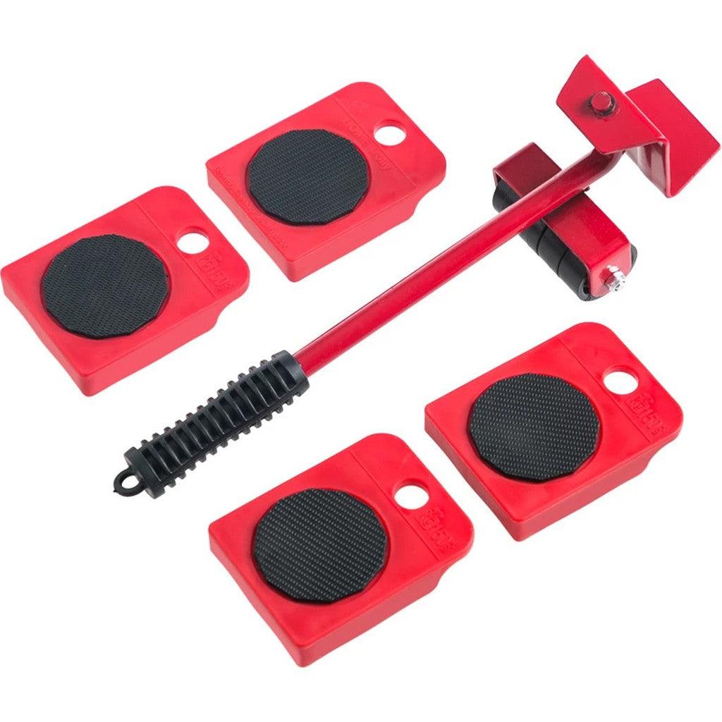 Furniture mover kit with wheels.
